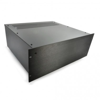 HIFI 2000 4U Chassis 400mm - 4mm front Black