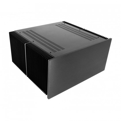 HIFI 2000 4U Heatsink Chassis 400mm - 10mm front Black