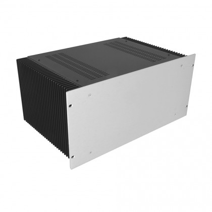 HIFI 2000 Boitier dissipateur 4U 300mm - Facade 4mm Silver