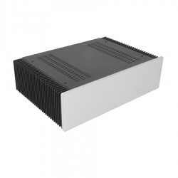 HIFI 2000 Boitier dissipateur 3U 300mm - Facade 10mm Silver