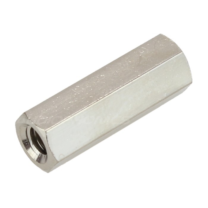 Nickel Plated Brass Spacers Female / Female M3x15mm (x10)