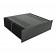 HIFI 2000 Boitier dissipateur 3U 400mm - Facade 4mm Noir