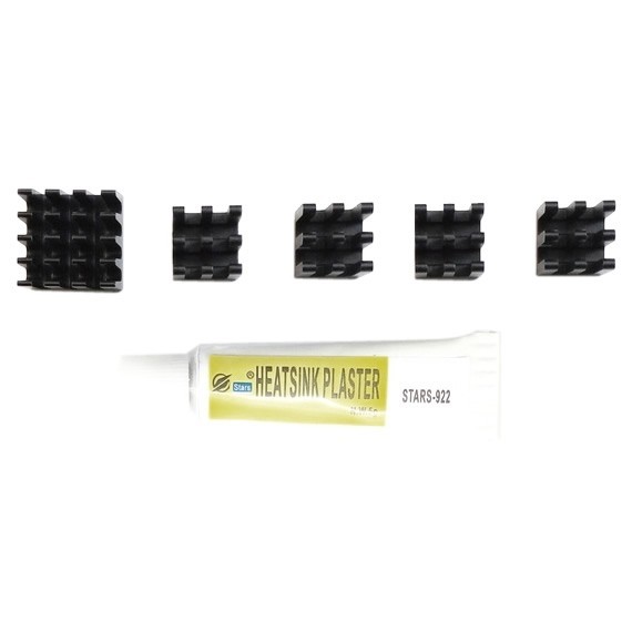 Heatsinks for Raspberry Pi & ST300 with STARS-922 Heatsink plaster