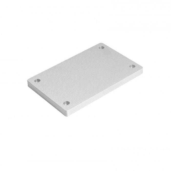 HIFI 2000 Façade Aluminium 10mm pour GX183-187-188 Argent