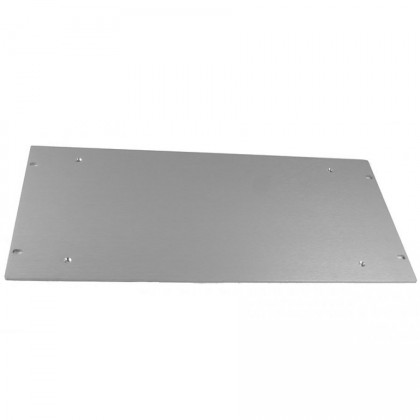 HIFI 2000 Facade aluminium 4mm Silver pour boitier 5U 