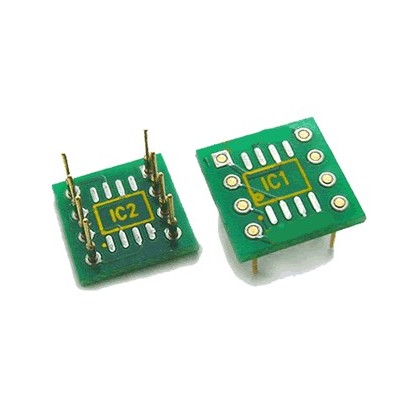 Adaptateur pour AOP 8pin 2xSOIC simple vers 1xDIP double