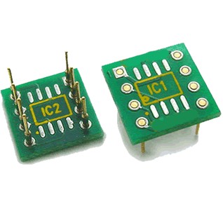 Adaptateur pour AOP 8 Pins 2x SOIC Simple vers 1x DIP Double