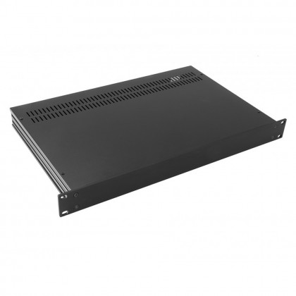 HIFI 2000 Boitier Slimline 1U 280mm - Facade 4mm Noir