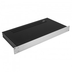 HIFI 2000 Slimline 1U Chassis 230mm - 4mm front Silver