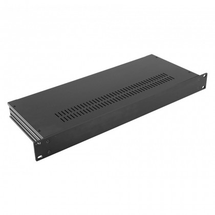 HIFI 2000 Boitier Slimline 1U 170mm - Facade 4mm Noir