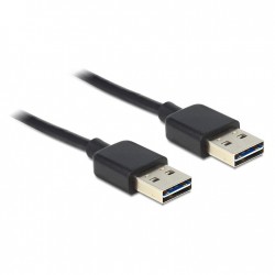 DELOCK EASY-USB 2.0 Cable USB-A male to USB-A male 1m