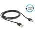 DELOCK EASY-USB 2.0 Cable USB-A male to USB-A male 1m