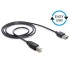 DELOCK EASY-USB 2.0 Cable USB-A male to USB-B male 2m