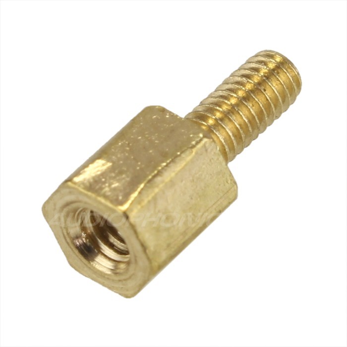 Brass Spacers Male / Female M2.5x5 + 6mm (x10)