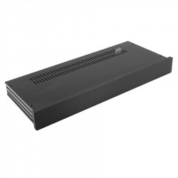 HIFI 2000 Boitier Slimline 1U 170mm - Facade 10mm Noir