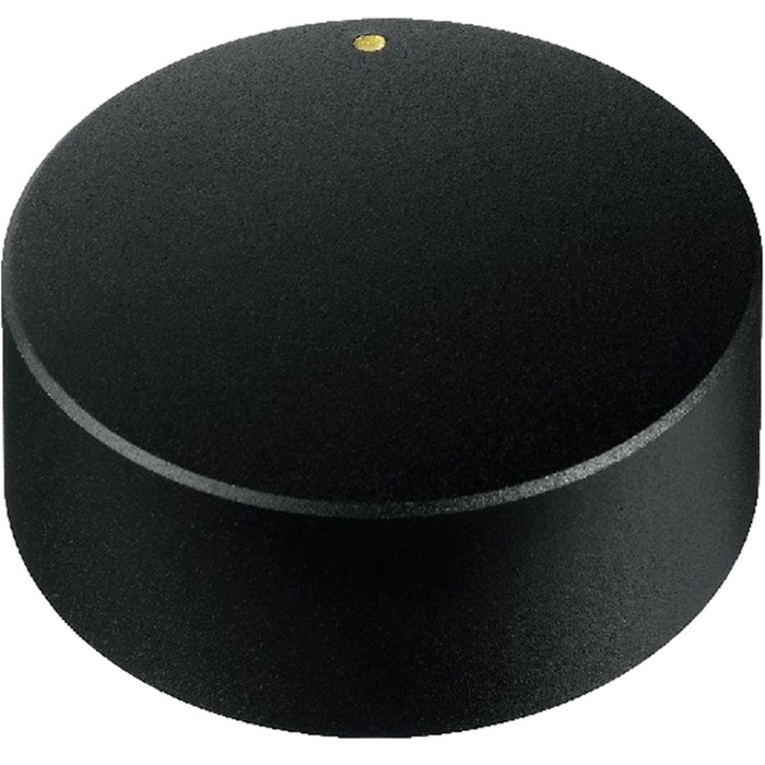 Knob Notched Shaft 40×18mm Ø6mm Black for Potentiometer