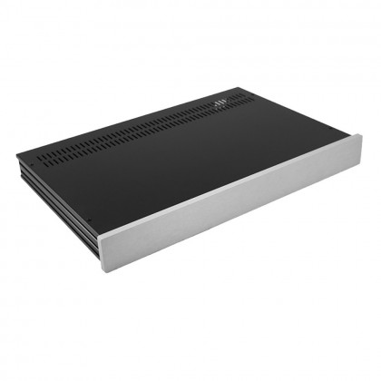 HIFI 2000 Boitier Slimline 1U 280mm - Facade 10mm Silver