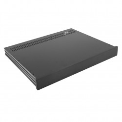 HIFI 2000 Boitier Slimline 1U 350mm - Facade 10mm Noir