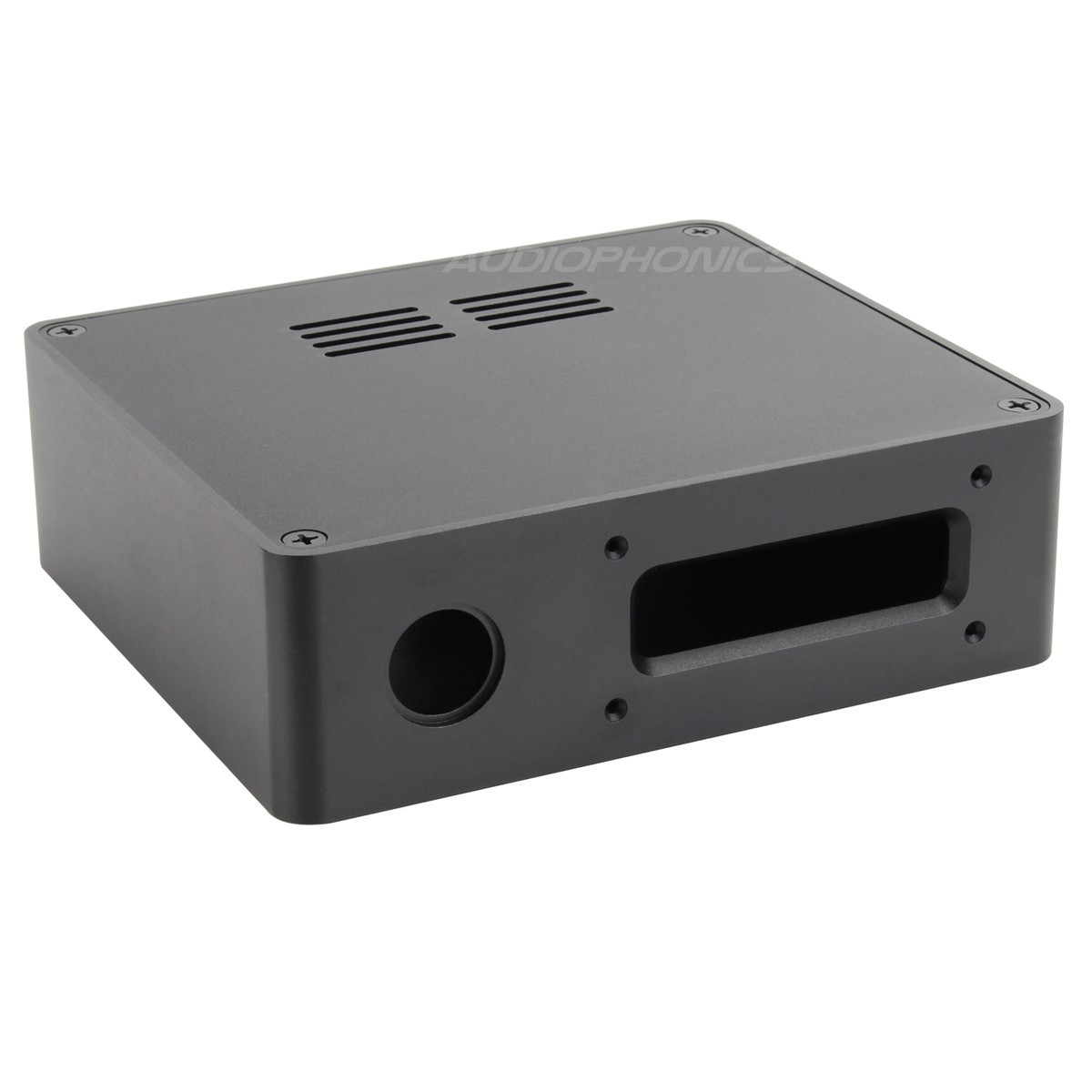 Boîtier pour DAC I-Sabre V2 & Raspberry Pi 3/2 Aluminium Noir