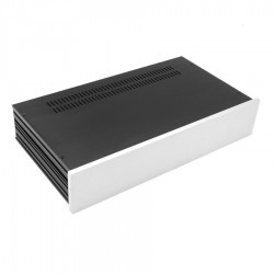 HIFI 2000 Boitier Slimline 2U 230mm - Facade 10mm Silver