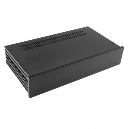 HIFI 2000 Boitier Slimline 2U 230mm - Facade 10mm Noir