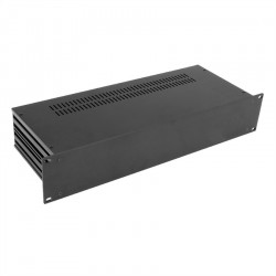 HIFI 2000 Boitier Slimline 2U 170mm - Facade 4mm Noir