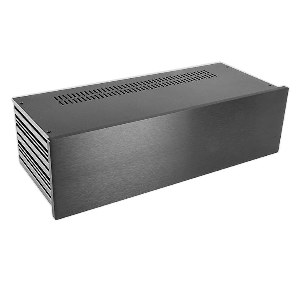 HIFI 2000 Boitier Slimline 3U 170mm - Facade 10mm Noir