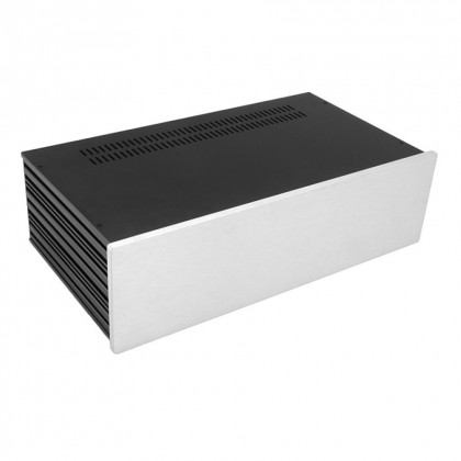 HIFI 2000 Boitier Slimline 3U 230mm - Facade 10mm Silver