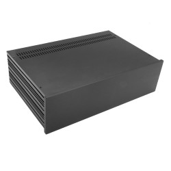 HIFI 2000 Slimline 3U Chassis 280mm - 10mm front Black