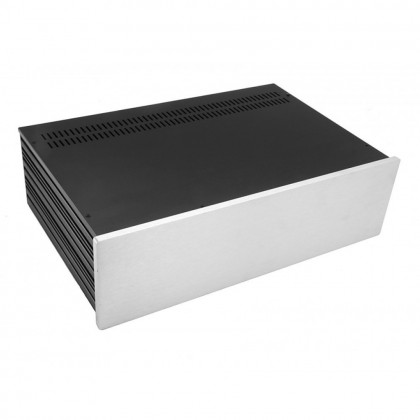 HIFI 2000 Boitier Slimline 3U 280mm - Facade 10mm Silver