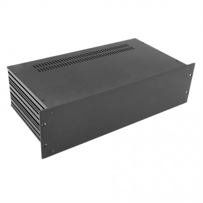 HIFI 2000 Boitier Slimline 3U 230mm - Facade 4mm Noir