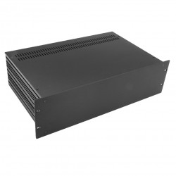 HIFI 2000 Slimline 3U Chassis 280mm - 4mm front Black