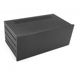 HIFI 2000 Boitier Slimline 4U 230mm - Facade 10mm Noir