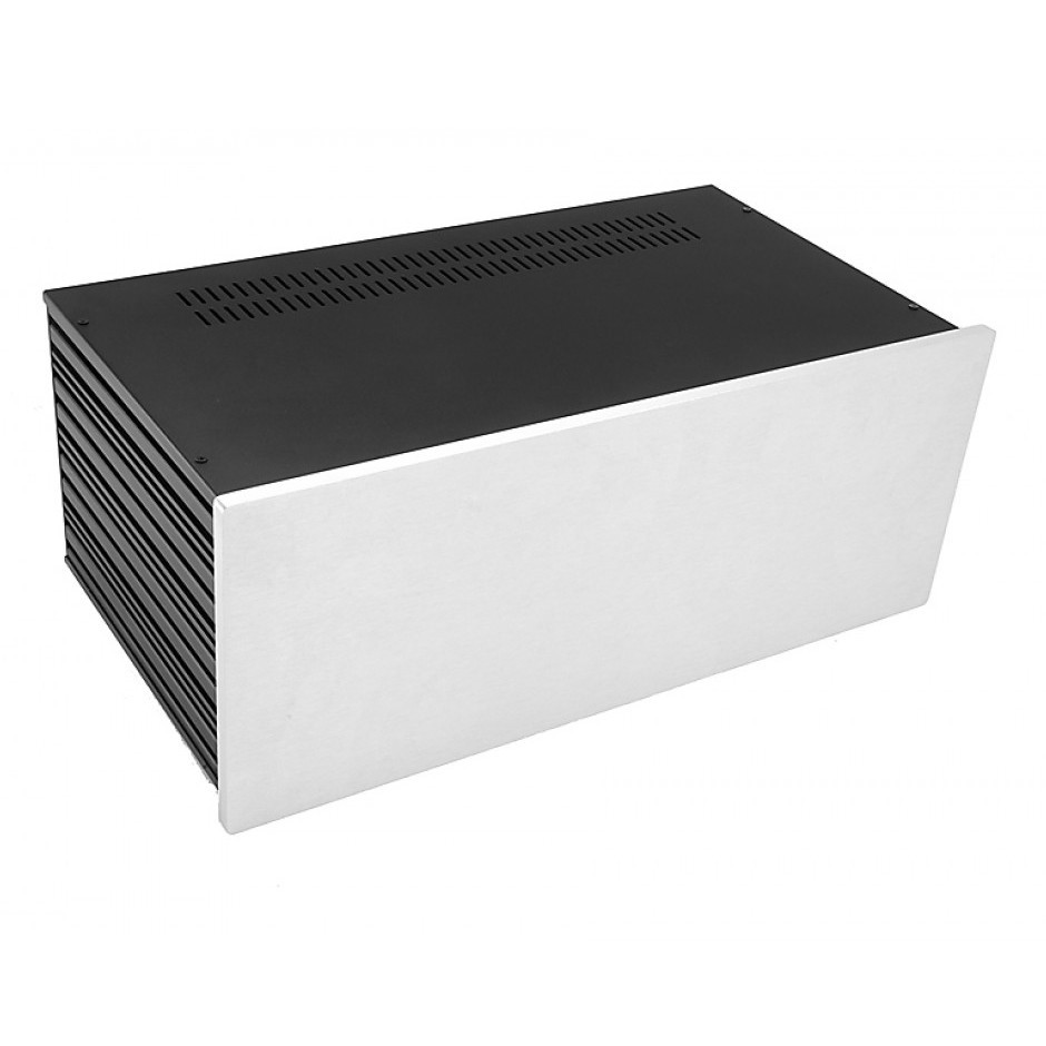 HIFI 2000 Boitier Slimline 4U 230mm - Facade 10mm Silver