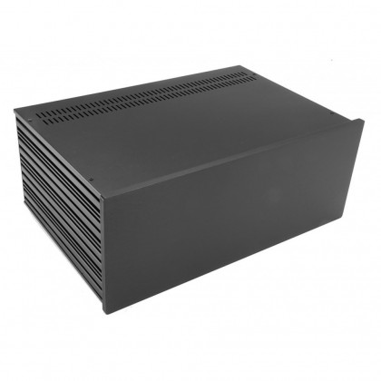 HIFI 2000 Boitier Slimline 4U 280mm - Facade 10mm Noir