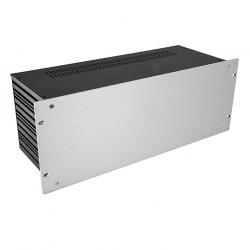 HIFI 2000 Slimline 4U Chassis 170mm - 4mm Silver