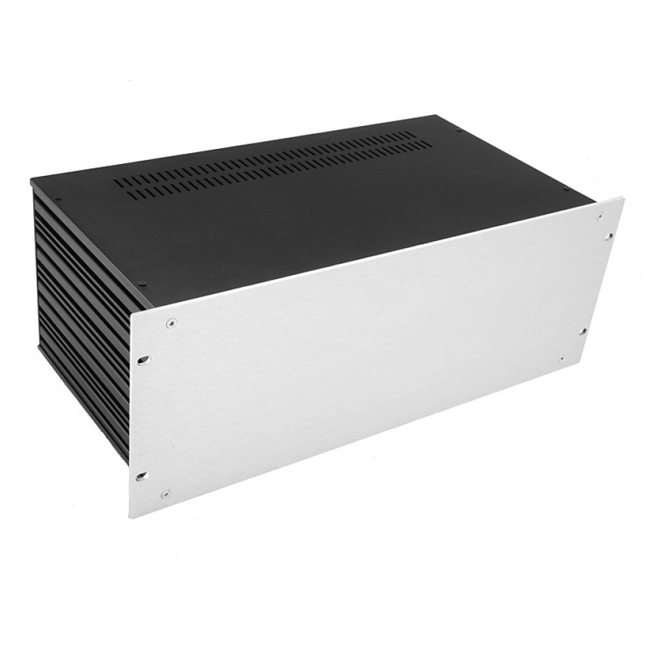 HIFI 2000 Case Slimline 4U 230mm - Front 4mm Silver