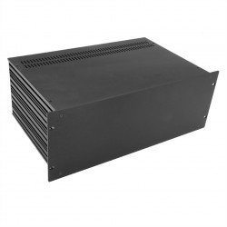 HIFI 2000 Boitier Slimline 4U 280mm - Facade 4mm Noir