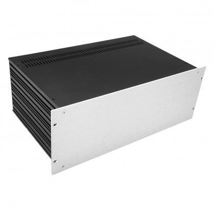 HIFI 2000 Boitier Slimline 4U 280mm - Facade 4mm Silver