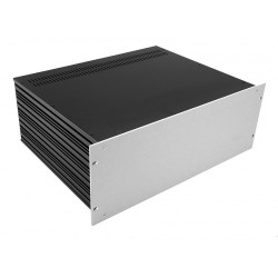 HIFI 2000 Boitier Slimline 4U 350mm - Facade 4mm Silver