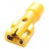 FURUTECH FT-210 (G) Insulated Female Blade Terminal Gold Plated OFC Copper 6.6mm Yellow (x10)