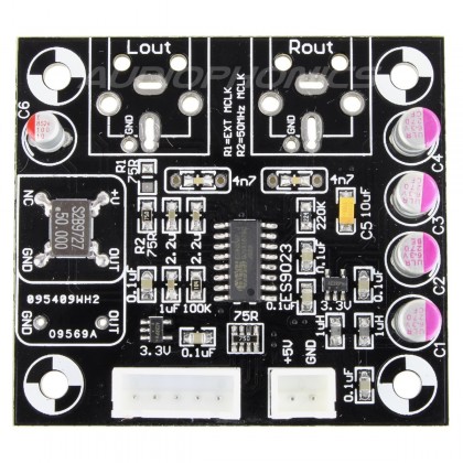 Audiophonics DAC Sabre ES9023 V2.1 DIY I2S to Analogue 24bit/192kHz