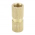 Insert en Laiton pour Bois Filetage M6x20x8mm (Unité)