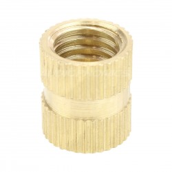 Insert en laiton pour bois filetage M8x12x10mm (Unité)