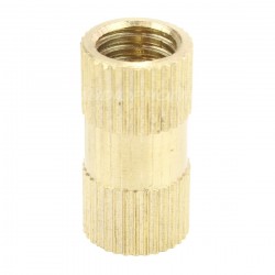 Insert en laiton pour bois filetage M8x20x10mm (Unité)