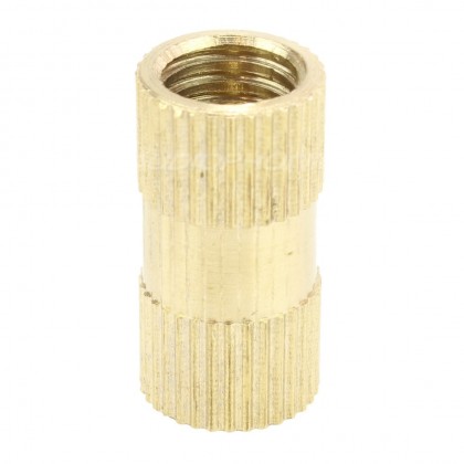 Insert en laiton pour bois filetage M8x20x10mm (Unité)