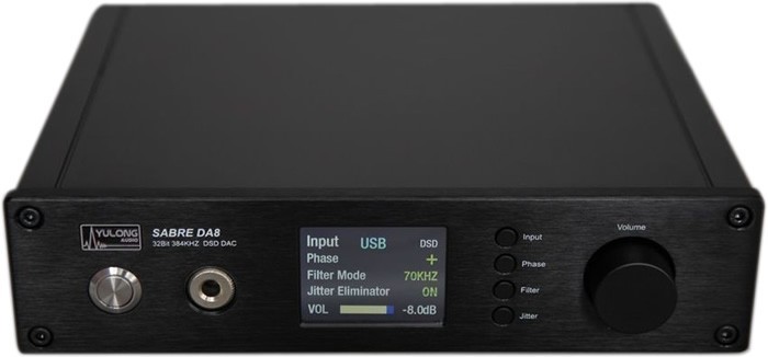 Yulong Audio SABRE DA8 DSD DAC 32bit/384kHz Class A Black