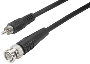 MONACOR Digital coaxial cable SPDIF BNC - RCA 75 Ohm 2m