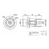 Embase Jack DC 5.5/2.5mm Femelle Courte