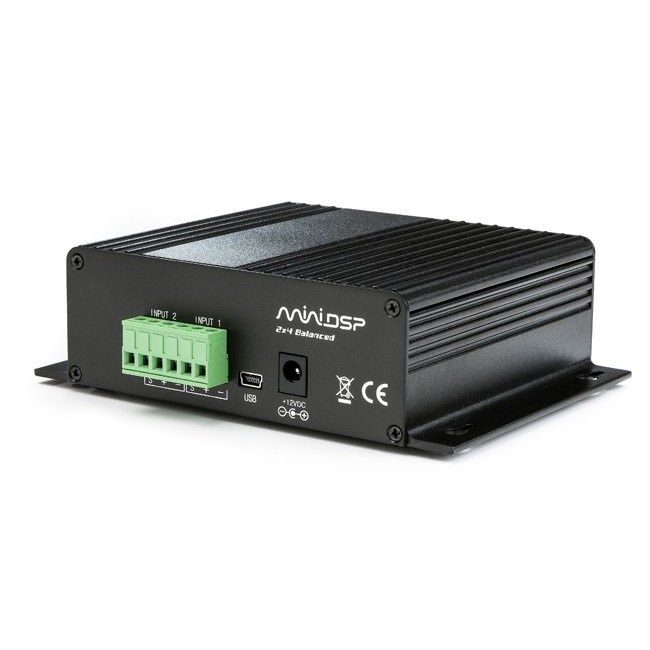 MiniDSP BOX 2x4 Balanced Processeur Audio Symétrique USB 2 vers 4 canaux
